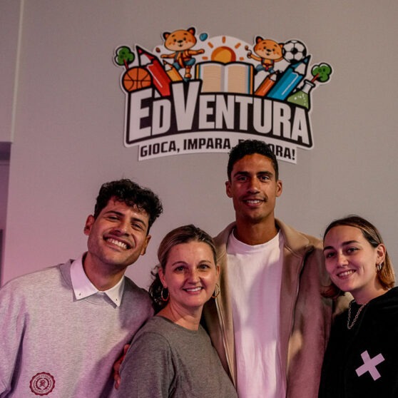 Raphaël Varane visita EdVentura