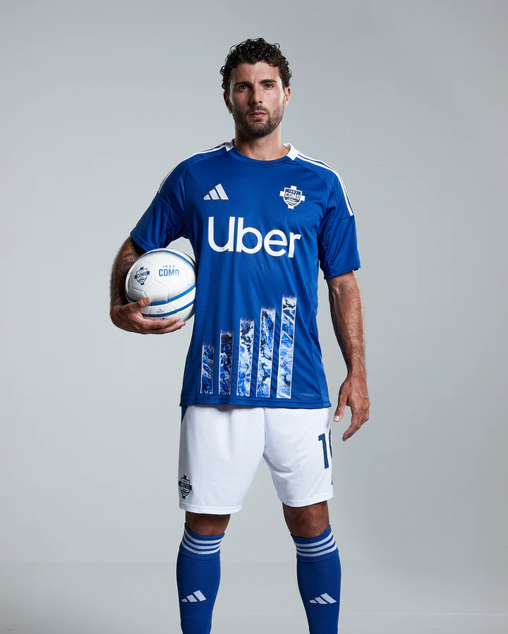 Como 1907 Home Match Shirt 2024/25 Season