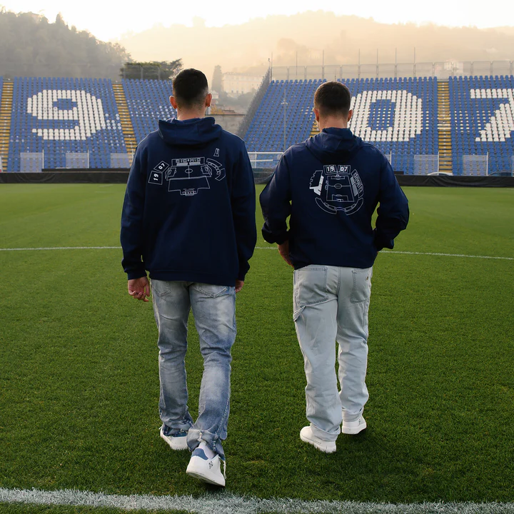 Sinigaglia Navy Windproof Jacket Adidas X Como 1907